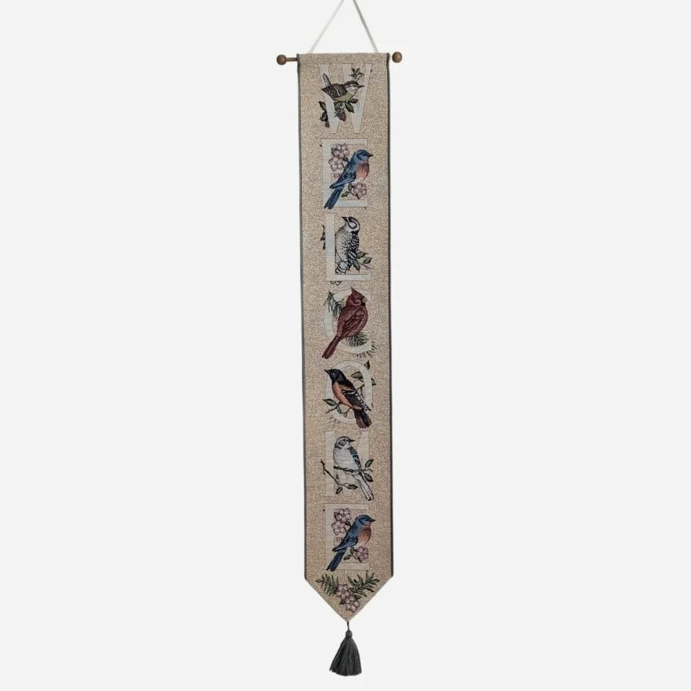 Nancy Shumaker Pallan Bird Watchers Alphabet Tapestry